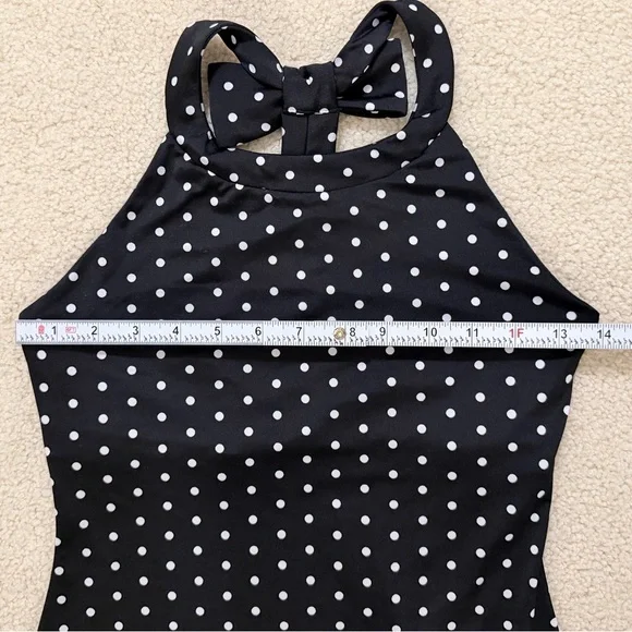 Kate Spade x Beyond Yoga Polka Dot Athletic Tank Top with Bow Accent - Picture 4 of 8